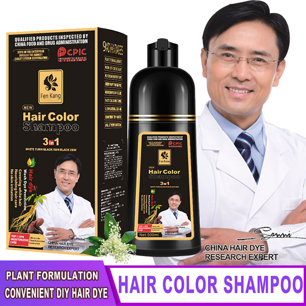 Hair Care Herbal - Sampo mewarnai instan 3 dalam 1