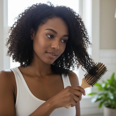 Sikat Rambut Bulu Babi yang Di - Hair Care Daily ulasan dan harga