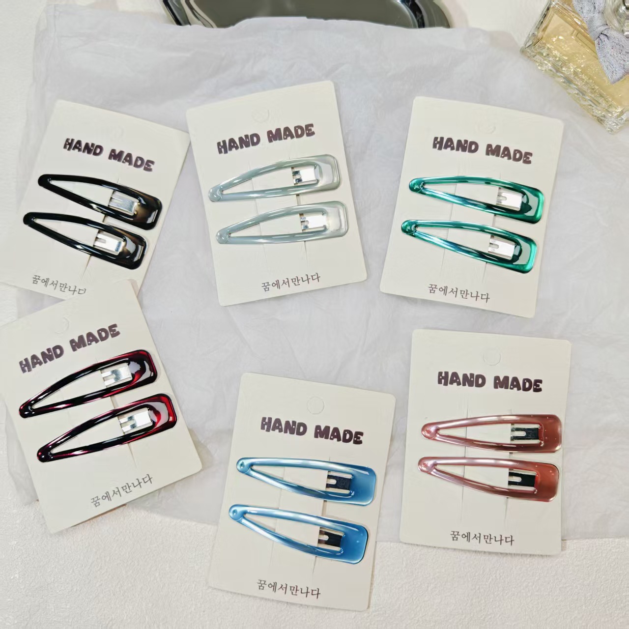 Jepit Rambut Korea Warna Baru  - Hair Care Korean ulasan dan harga