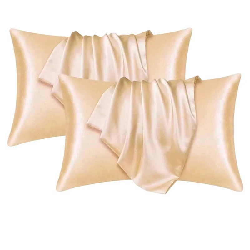 1/2 Buah Sarung Bantal Sutra S - Satin Pillowcase Silk ulasan dan harga