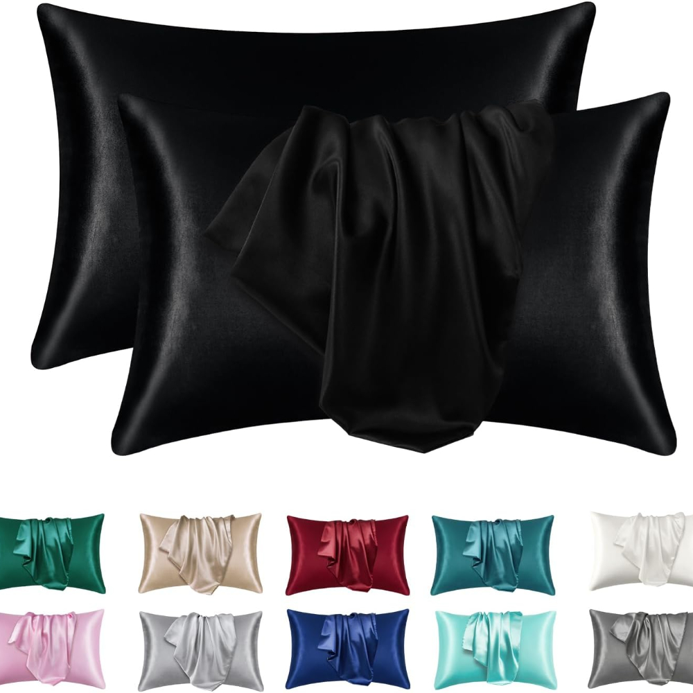 1/2 Buah Sarung Bantal Sutra S - Satin Pillowcase Silk ulasan dan harga
