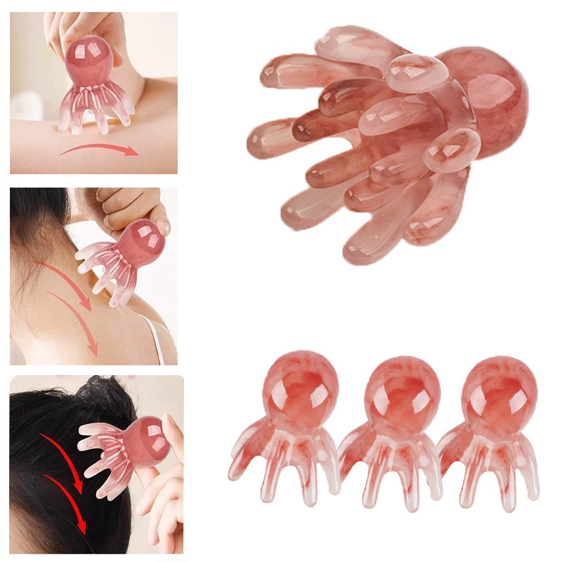 Sisir Pijat Octopus 8/14 Gigi  - Hair Care Korean ulasan dan harga