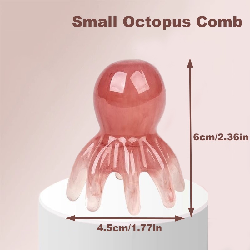 Sisir Pijat Octopus 8/14 Gigi  - Hair Care Korean ulasan dan harga
