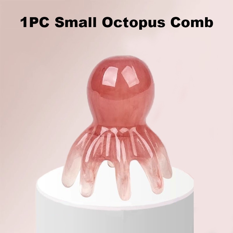Sisir Pijat Octopus 8/14 Gigi  - Hair Care Korean ulasan dan harga