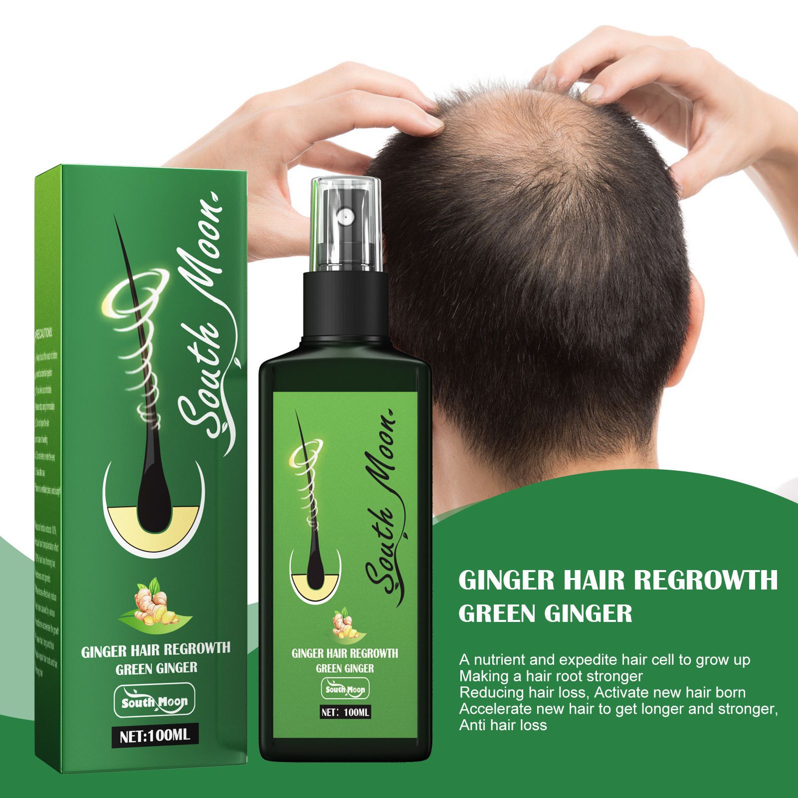 Semprotan Penumbuh Rambut Jahe - Hair Care Herbal ulasan dan harga