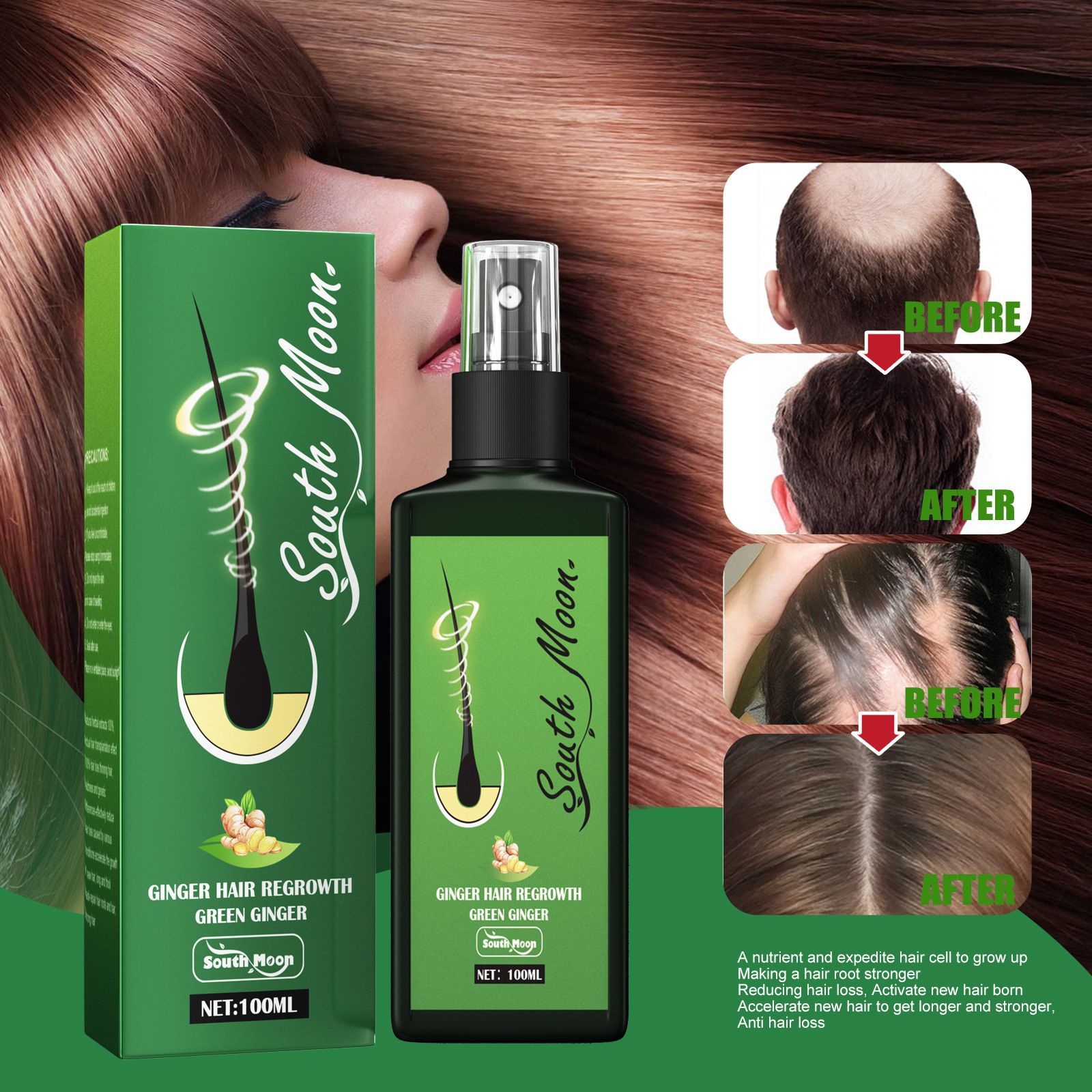 Semprotan Penumbuh Rambut Jahe - Hair Care Herbal ulasan dan harga