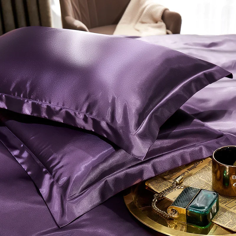2 buah 100% sarung bantal sutr - Satin Pillowcase Silk ulasan dan harga