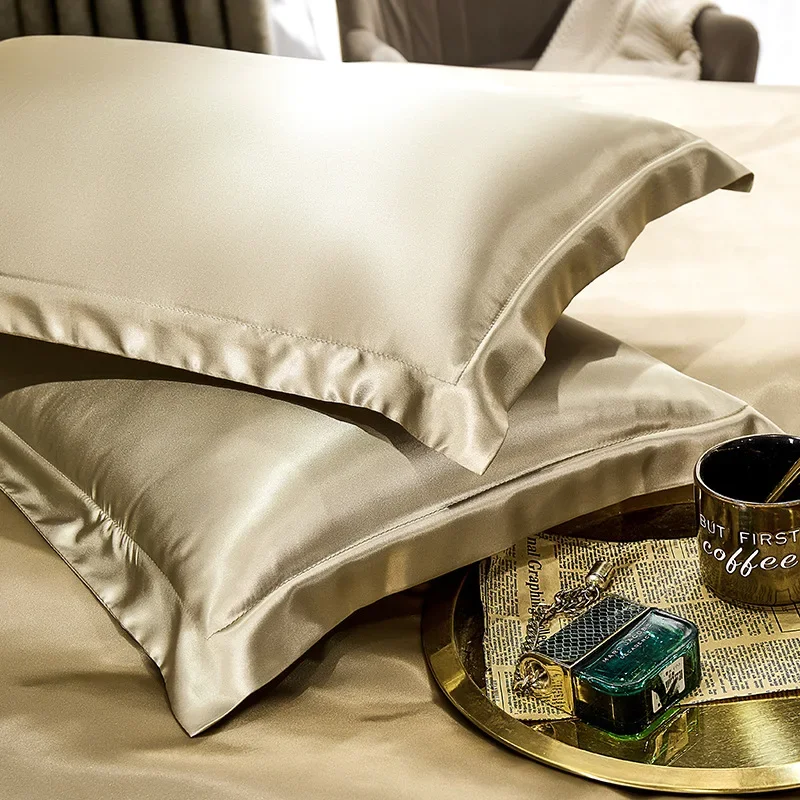 2 buah 100% sarung bantal sutr - Satin Pillowcase Silk ulasan dan harga