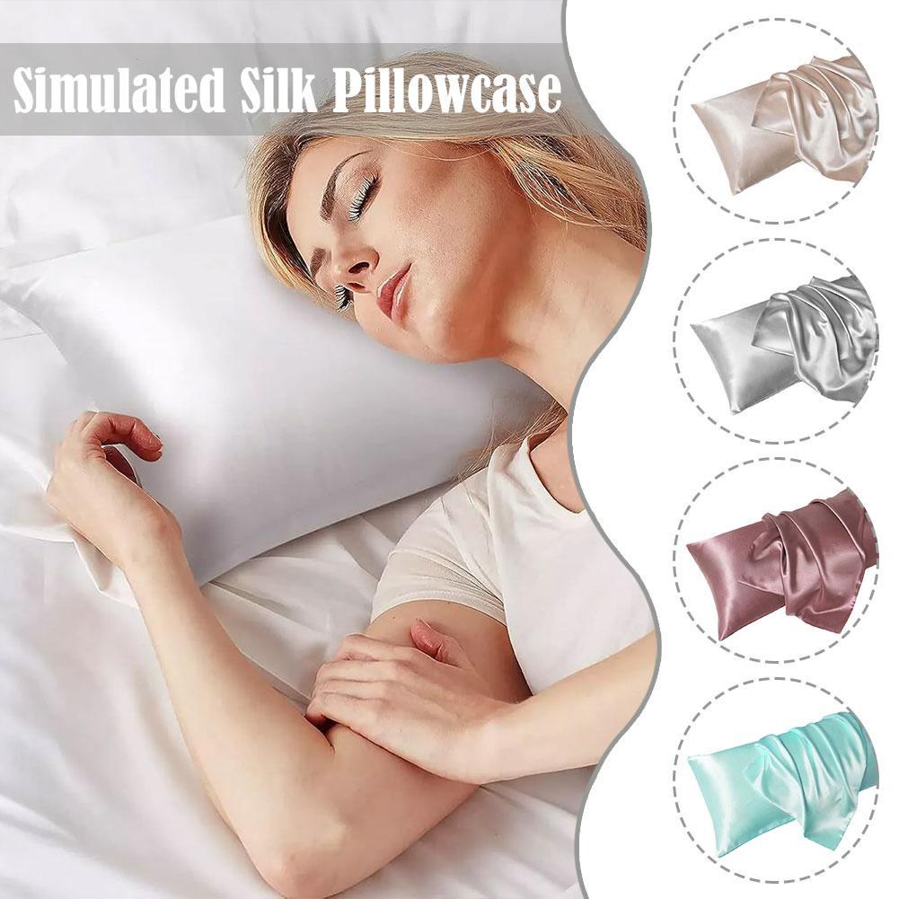 Sarung Bantal Satin Mewah untu - Satin Pillowcase Silk ulasan dan harga