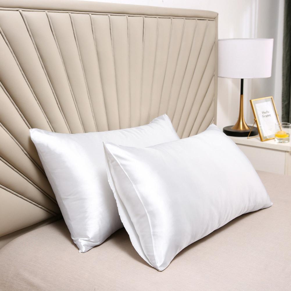 Sarung Bantal Satin Mewah untu - Satin Pillowcase Silk ulasan dan harga