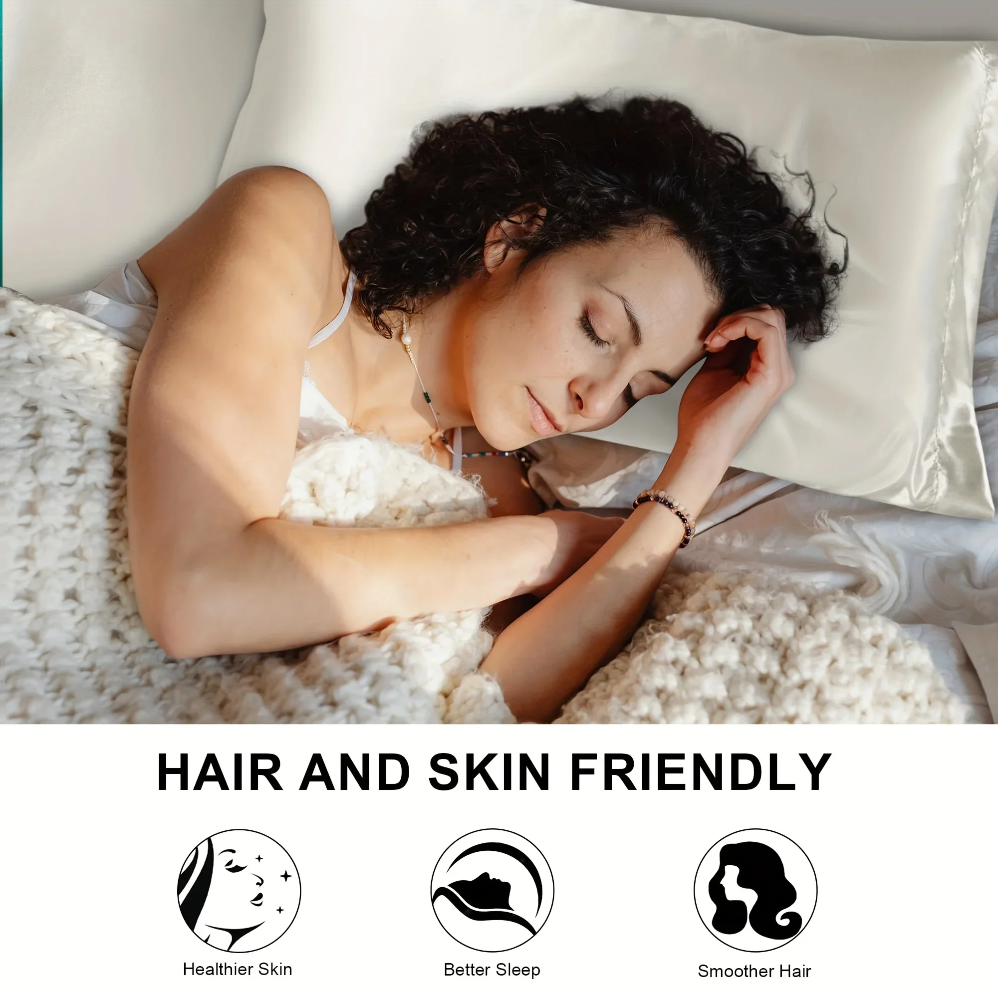2 Buah Sarung Bantal Amplop Sa - Satin Pillowcase Silk ulasan dan harga