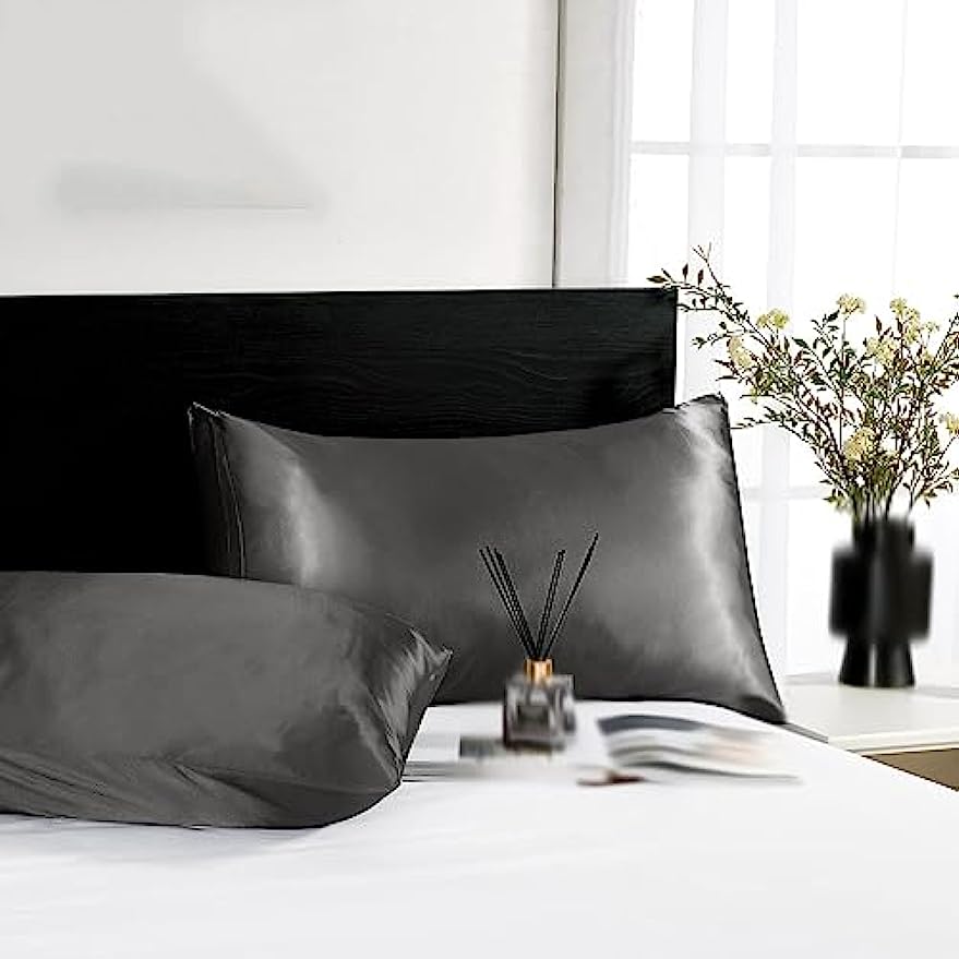 2pcs Sarung Bantal Sutra Satin - Satin Pillowcase Silk ulasan dan harga