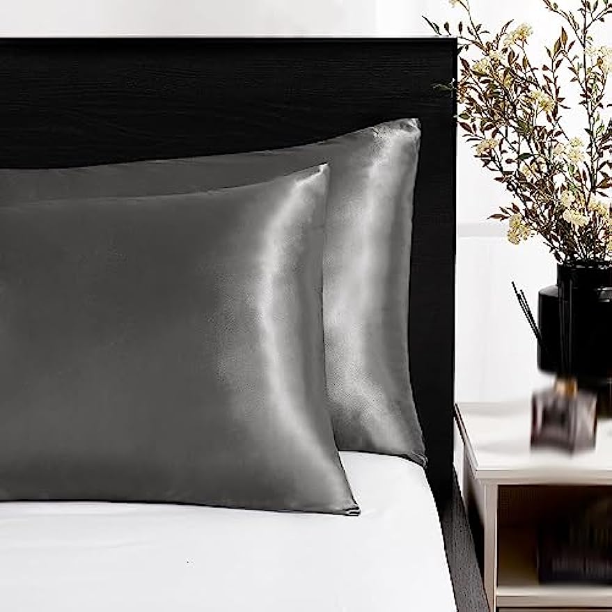 2pcs Sarung Bantal Sutra Satin - Satin Pillowcase Silk ulasan dan harga