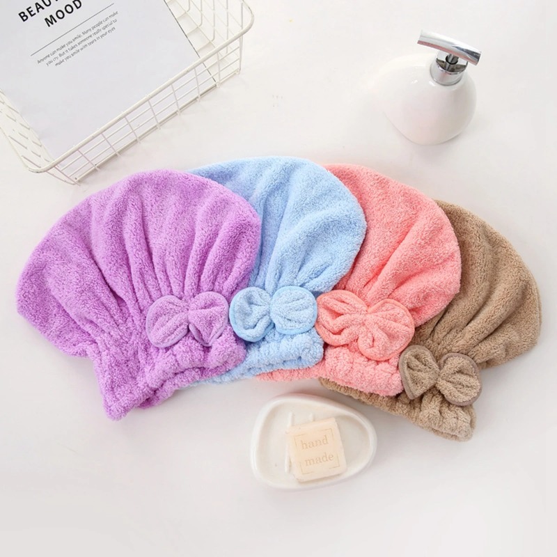 1 Buah Turban Rambut Serat Mik - Hair Care Daily ulasan dan harga