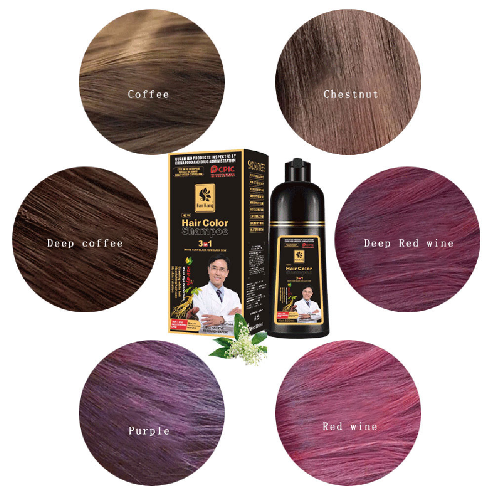 Sampo mewarnai instan 3 dalam  - Hair Care Herbal ulasan dan harga