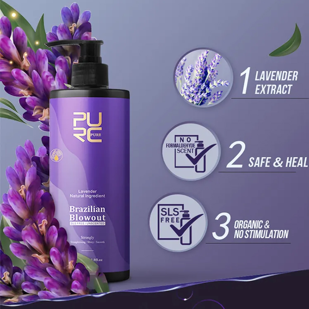 PURC Lavender perawatan Kerati - Hair Care Korean ulasan dan harga