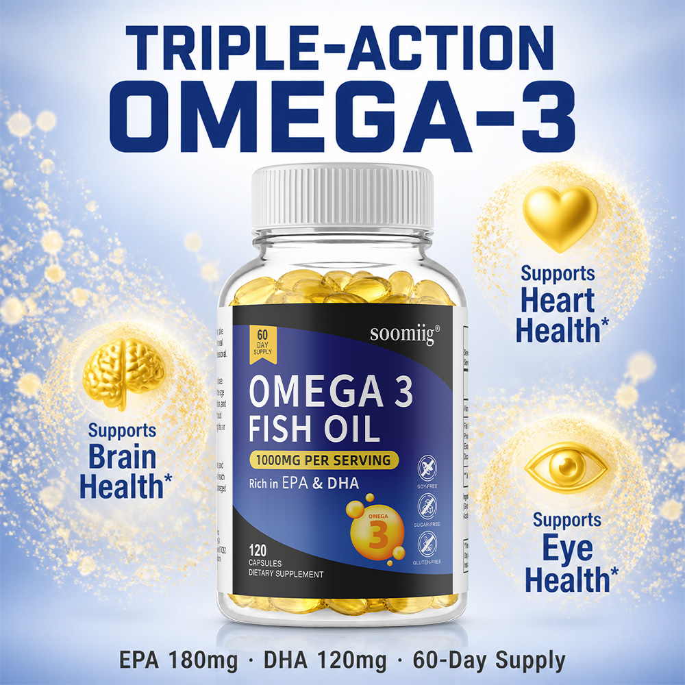 Minyak Ikan Omega 3 Laut Dalam - Hair Care Daily ulasan dan harga